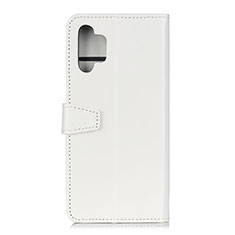 Funda de Cuero Cartera con Soporte Carcasa A06D para Samsung Galaxy A32 4G Blanco