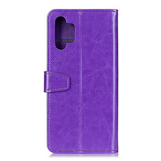 Funda de Cuero Cartera con Soporte Carcasa A06D para Samsung Galaxy A32 4G Morado