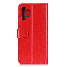 Funda de Cuero Cartera con Soporte Carcasa A06D para Samsung Galaxy A32 4G Rojo