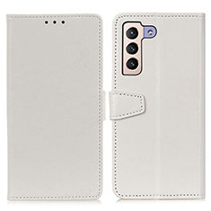 Funda de Cuero Cartera con Soporte Carcasa A06D para Samsung Galaxy S21 Plus 5G Blanco