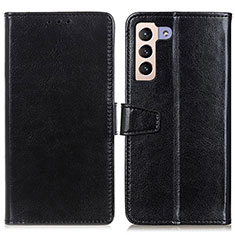 Funda de Cuero Cartera con Soporte Carcasa A06D para Samsung Galaxy S21 Plus 5G Negro