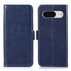 Funda de Cuero Cartera con Soporte Carcasa A07D para Google Pixel 8a 5G Azul