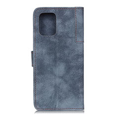 Funda de Cuero Cartera con Soporte Carcasa A07D para Motorola Moto Edge S 5G Azul