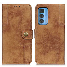 Funda de Cuero Cartera con Soporte Carcasa A07D para Motorola Moto Edge S Pro 5G Marron