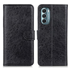 Funda de Cuero Cartera con Soporte Carcasa A07D para Motorola Moto G Stylus (2022) 4G Negro