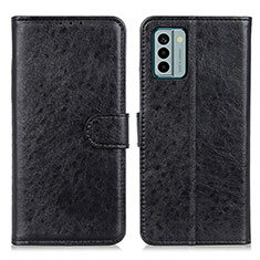 Funda de Cuero Cartera con Soporte Carcasa A07D para Nokia G22 Negro