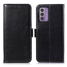 Funda de Cuero Cartera con Soporte Carcasa A07D para Nokia G310 5G Negro