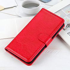 Funda de Cuero Cartera con Soporte Carcasa A07D para OnePlus 9RT 5G Rojo