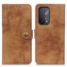 Funda de Cuero Cartera con Soporte Carcasa A07D para OnePlus Nord N200 5G Marron