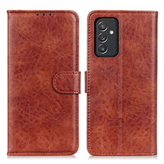 Funda de Cuero Cartera con Soporte Carcasa A07D para Samsung Galaxy A15 LTE Marron