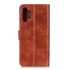 Funda de Cuero Cartera con Soporte Carcasa A07D para Samsung Galaxy A32 4G Marron