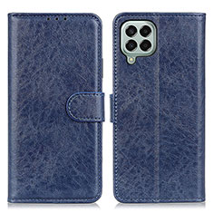 Funda de Cuero Cartera con Soporte Carcasa A07D para Samsung Galaxy M33 5G Azul