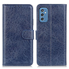 Funda de Cuero Cartera con Soporte Carcasa A07D para Samsung Galaxy M52 5G Azul