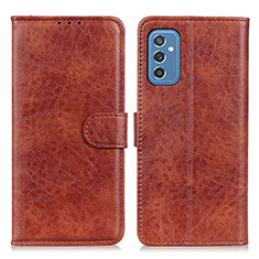 Funda de Cuero Cartera con Soporte Carcasa A07D para Samsung Galaxy M52 5G Marron