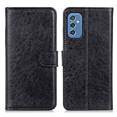 Funda de Cuero Cartera con Soporte Carcasa A07D para Samsung Galaxy M52 5G Negro