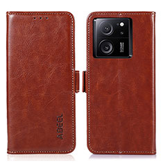 Funda de Cuero Cartera con Soporte Carcasa A07D para Xiaomi Mi 13T Pro 5G Marron