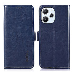 Funda de Cuero Cartera con Soporte Carcasa A07D para Xiaomi Redmi 12 4G Azul