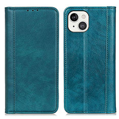 Funda de Cuero Cartera con Soporte Carcasa A08 para Apple iPhone 13 Verde