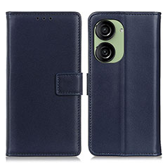 Funda de Cuero Cartera con Soporte Carcasa A08D para Asus ZenFone 10 Azul