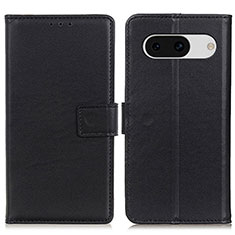 Funda de Cuero Cartera con Soporte Carcasa A08D para Google Pixel 8a 5G Negro