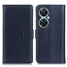 Funda de Cuero Cartera con Soporte Carcasa A08D para Huawei Nova 11i Azul