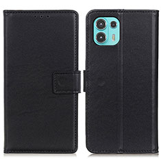 Funda de Cuero Cartera con Soporte Carcasa A08D para Motorola Moto Edge 20 Lite 5G Negro