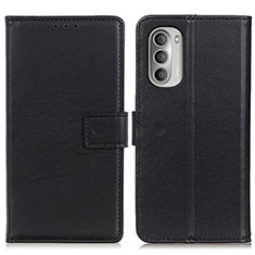 Funda de Cuero Cartera con Soporte Carcasa A08D para Motorola Moto G Stylus (2022) 4G Negro