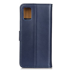 Funda de Cuero Cartera con Soporte Carcasa A08D para Motorola Moto G100 5G Azul