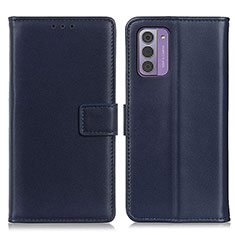 Funda de Cuero Cartera con Soporte Carcasa A08D para Nokia G310 5G Azul