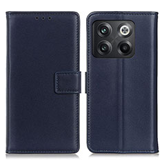 Funda de Cuero Cartera con Soporte Carcasa A08D para OnePlus 10T 5G Azul