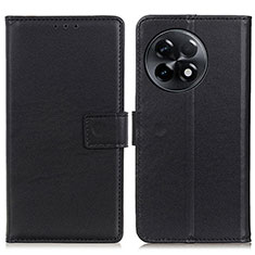 Funda de Cuero Cartera con Soporte Carcasa A08D para OnePlus 11R 5G Negro