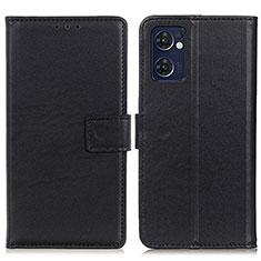 Funda de Cuero Cartera con Soporte Carcasa A08D para OnePlus Nord CE 2 5G Negro