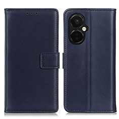 Funda de Cuero Cartera con Soporte Carcasa A08D para OnePlus Nord CE 3 5G Azul