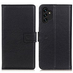 Funda de Cuero Cartera con Soporte Carcasa A08D para Samsung Galaxy A13 4G Negro