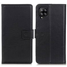 Funda de Cuero Cartera con Soporte Carcasa A08D para Samsung Galaxy A22 4G Negro