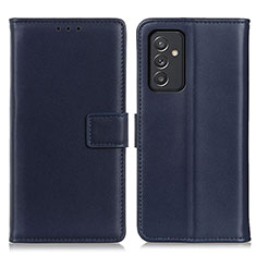 Funda de Cuero Cartera con Soporte Carcasa A08D para Samsung Galaxy A34 5G Azul