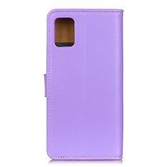 Funda de Cuero Cartera con Soporte Carcasa A08D para Samsung Galaxy A52 5G Morado