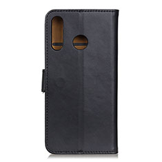 Funda de Cuero Cartera con Soporte Carcasa A08D para Samsung Galaxy A70E Negro