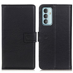 Funda de Cuero Cartera con Soporte Carcasa A08D para Samsung Galaxy F23 5G Negro