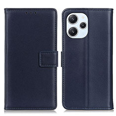 Funda de Cuero Cartera con Soporte Carcasa A08D para Xiaomi Redmi 12 4G Azul