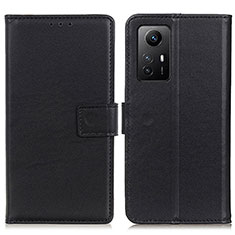 Funda de Cuero Cartera con Soporte Carcasa A08D para Xiaomi Redmi Note 12S Negro