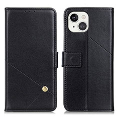 Funda de Cuero Cartera con Soporte Carcasa A09 para Apple iPhone 13 Negro