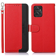 Funda de Cuero Cartera con Soporte Carcasa A09D para Motorola Moto G Power 5G (2023) Rojo