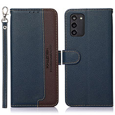 Funda de Cuero Cartera con Soporte Carcasa A09D para Nokia G100 Azul