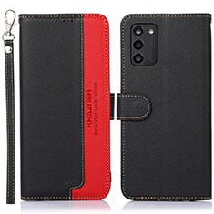 Funda de Cuero Cartera con Soporte Carcasa A09D para Nokia G100 Negro