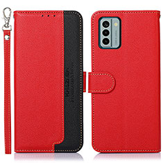 Funda de Cuero Cartera con Soporte Carcasa A09D para Nokia G22 Rojo