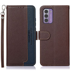 Funda de Cuero Cartera con Soporte Carcasa A09D para Nokia G310 5G Marron