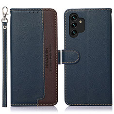 Funda de Cuero Cartera con Soporte Carcasa A09D para Samsung Galaxy A13 4G Azul