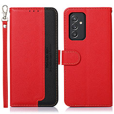 Funda de Cuero Cartera con Soporte Carcasa A09D para Samsung Galaxy A24 4G Rojo