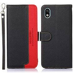 Funda de Cuero Cartera con Soporte Carcasa A09D para Sony Xperia Ace III Negro